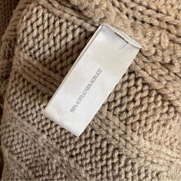 Carolyn Taylor Tan Cable Knit Cardigan with Hood - Picture 4 of 6